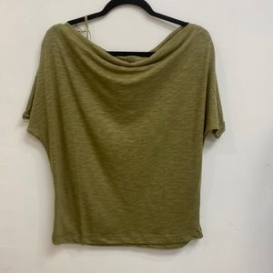 Olive droop t-shirt